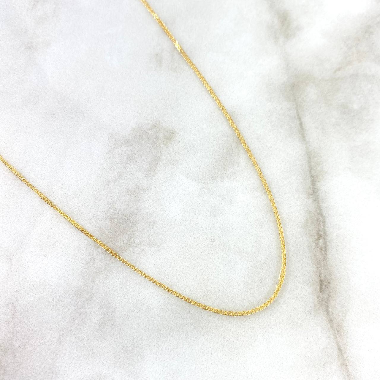 Franco Chain 4.55gr / 60cm / 1mm Yellow Gold +4 *