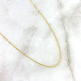 Franco Chain 4.55gr / 60cm / 1mm Yellow Gold +4 *