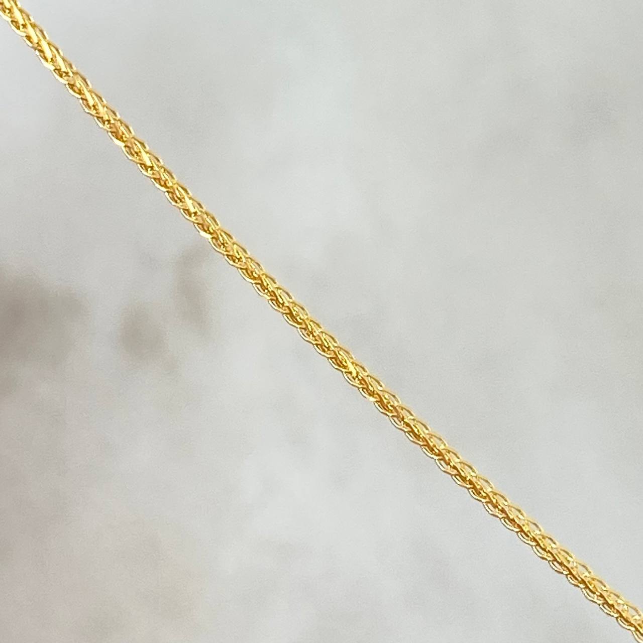 Franco Chain 4.55gr / 60cm / 1mm Yellow Gold +4 *