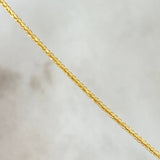 Franco Chain 4.55gr / 60cm / 1mm Yellow Gold +4 *