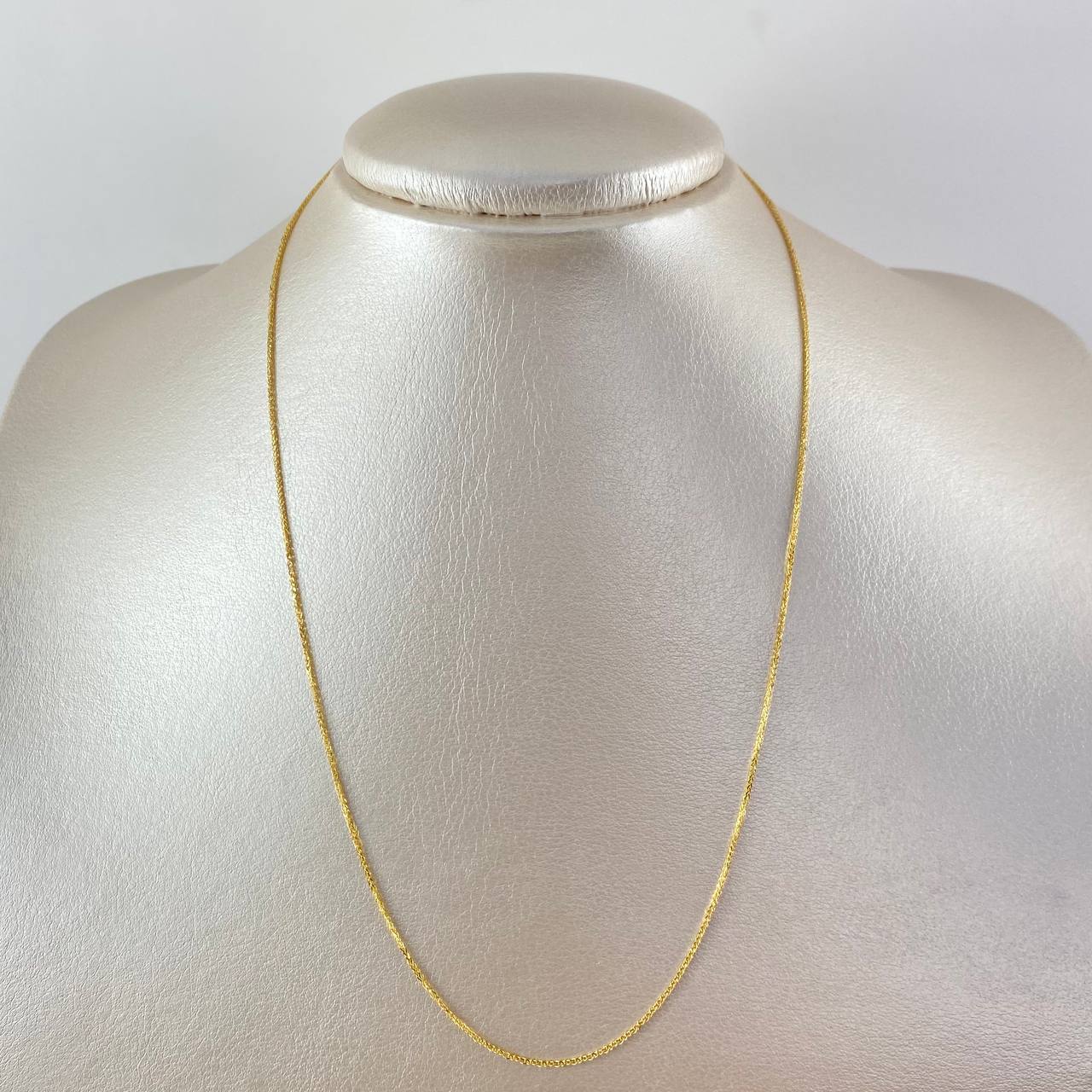 Franco Chain 4.55gr / 60cm / 1mm Yellow Gold +4 *