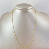 Franco Chain 4.55gr / 60cm / 1mm Yellow Gold +4 *