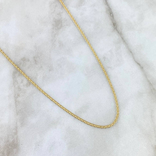 Bismark Chain 3.65gr / 27 1/2 in / 1.5mm Yellow Gold +1 18K ©