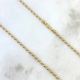 Cadena Militar Lisa 19.6gr / 23 1/2 in / 3mm Oro Amarillo Nac.Esp. 18K *