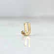 Herraje Tambor Letra J 0.25gr / 6mm Oro Amarillo 18K