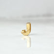 Herraje Letra J 0.2gr / 1/4 in / Oro Amarillo 18K