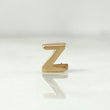 Charm Letter Z 0.3gr / 0.5cm / Yellow Gold Drum