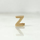 Charm Letter Z 0.35gr / 6mm Drum 18K Yellow Gold