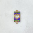 Charm Heart 1.2gr/2cm Yellow Gold Plate Colored Zircons