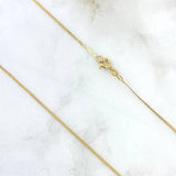 Cadena Mini Espejo 1.35gr / 45cm / 0.7mm Oro Amarillo +3 18K *