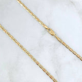Cadena Plana 7.45gr / 60cm / 2.5mm Tres Oros +3 ©
