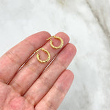 Hoop Earrings Emmi 1.15gr / 1.2cm / 18K Yellow Gold ©