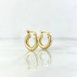 Candongas Jass 1gr / 1/2 in / Oro Amarillo 18K
