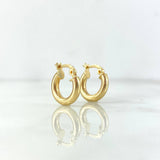 Candongas Jass 1gr / 1/2 in / Oro Amarillo 18K