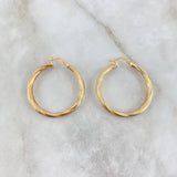 Candongas Mary 3.4gr / 1 1/4 in / Oro Amarillo 18K ©