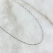Venetian Chain 2.15gr / 40cm / 0.9mm White Gold +3 18K ©