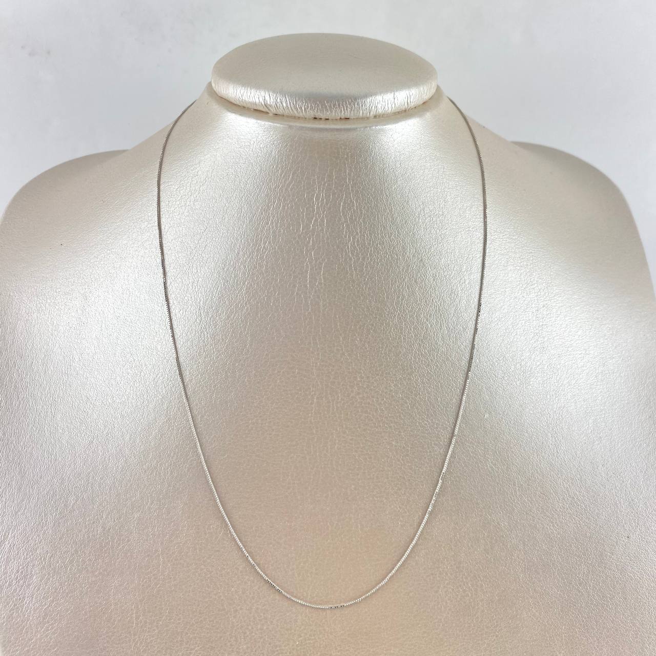 Venetian Chain 1.65gr / 45cm / 0.8mm White Gold +3 18K