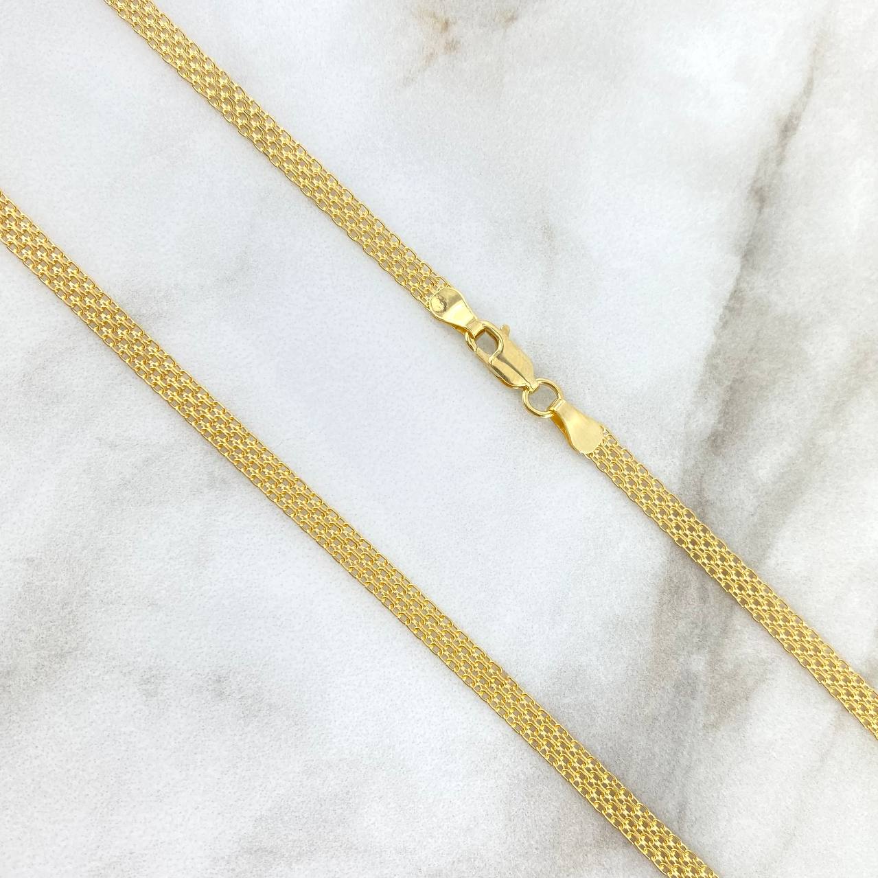 Cadena China 8.15gr / 23 1/2 in / Oro Amarillo +1 18K !