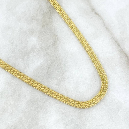 Cadena China 8.15gr / 23 1/2 in / Oro Amarillo +1 18K !