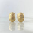 Candongas Rayas 2.45gr / 1.4cm / Oro Amarillo +4