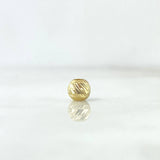 Diamond Cut Bead 5 mm Yellow Gold 18K