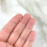 Bead Polished 3mm / 0.05gr Yellow Gold