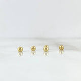 Bead Polished 3mm / 0.05gr Yellow Gold