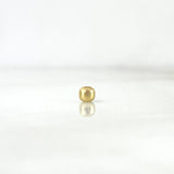 Bead Polished 3mm / 0.05gr Yellow Gold