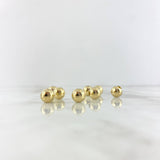 Bead Polished 8mm / 0.31gr Yellow Gold &