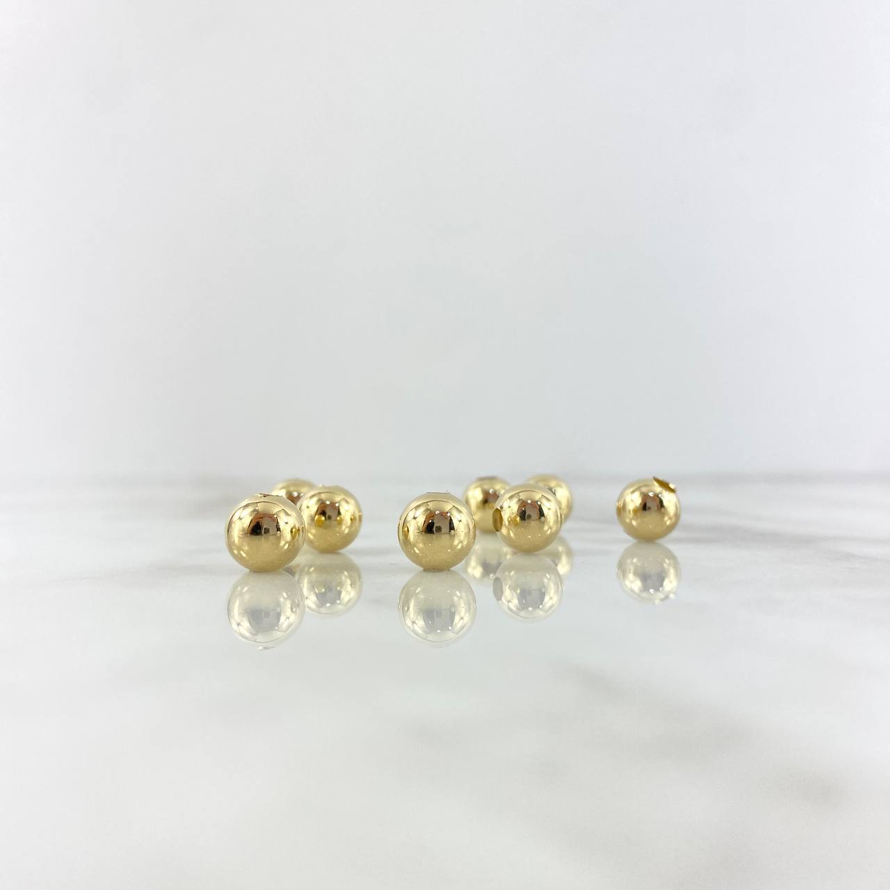 Bead Polished 8mm / 0.32gr Yellow Gold