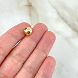 Bead Polished 8mm / 0.32gr Yellow Gold