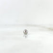 Bead Polished 4mm / 0.085gr White Gold