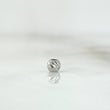 Diamond Cut Bead 3mm White Gold 18K