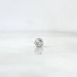 Diamond Cut Bead 4mm White Gold 18K