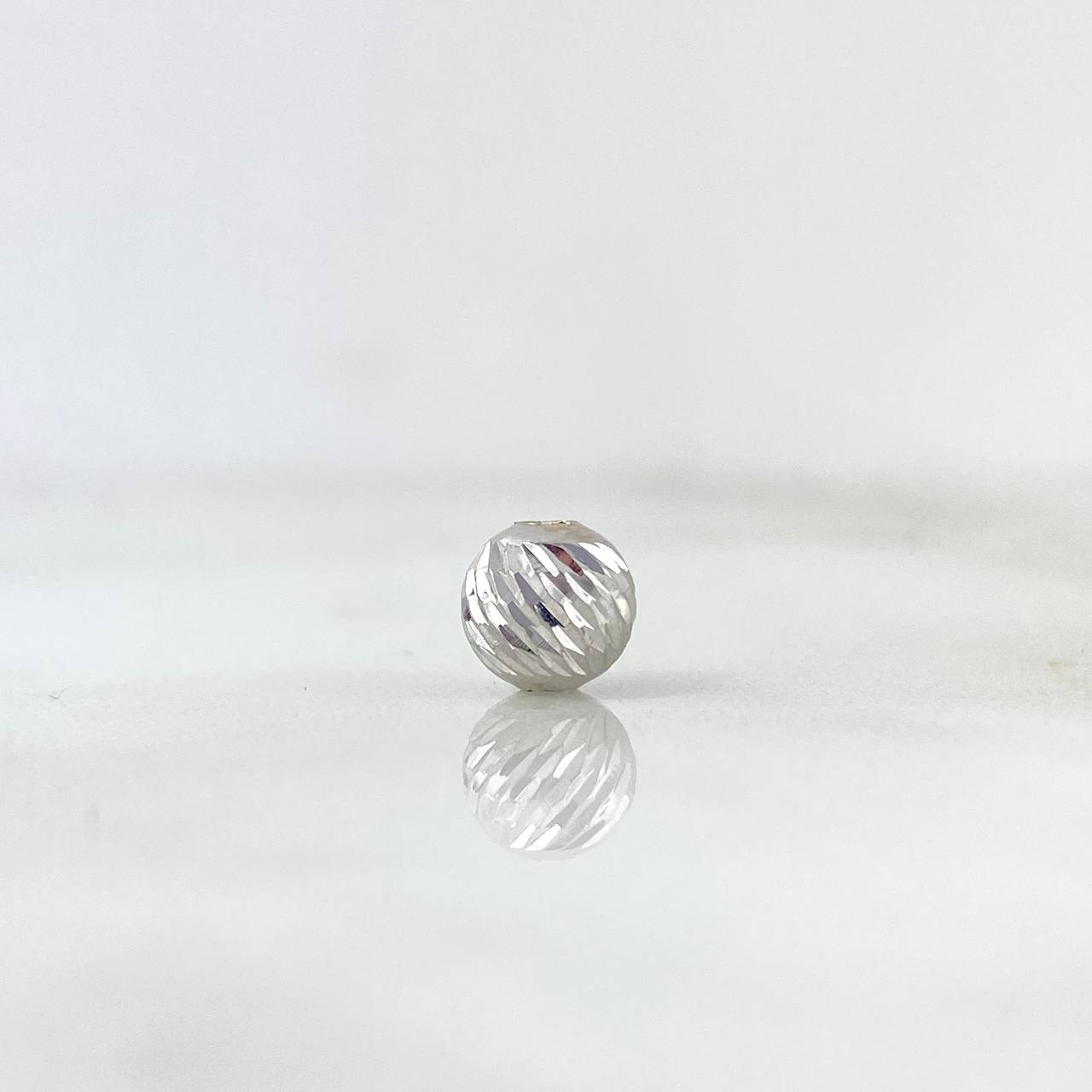 Bead Diamond Cut 6mm / 0.3gr White Gold