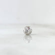 Bead Diamond Cut 6mm / 0.3gr White Gold