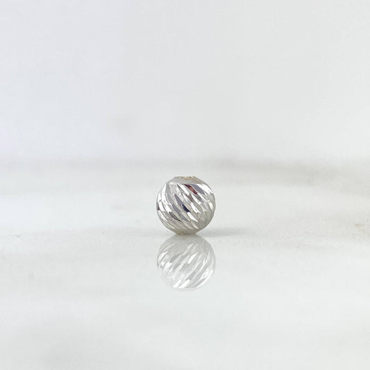 Bead Diamond Cut 0.3gr / 6mm White Gold ©