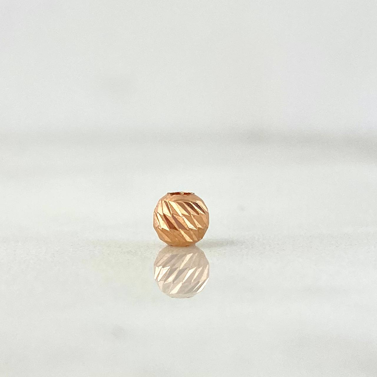 Bola Diamantada 4mm Oro Rosa
