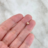 Diamond Cut Bead 5mm 18K Rose Gold