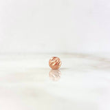 Bead Diamond Cut 6mm / 0.3gr Rose Gold