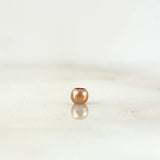 Bead Polished 3mm / 0.05gr Rose Gold