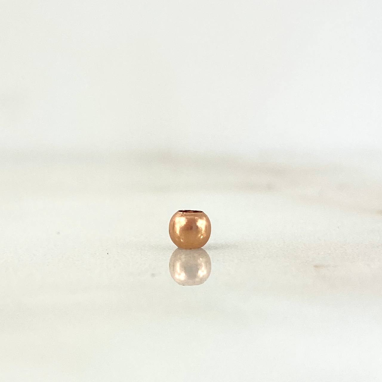 Bola Lisa 3mm Oro Rosa