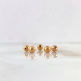 Bead Polished 5mm / 0.14gr Rose Gold