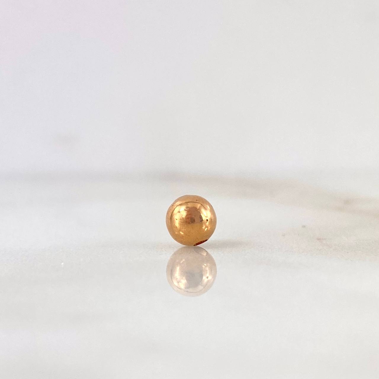 Bead Polished 5mm / 0.14gr Rose Gold