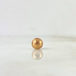 Plain Bead 6mm Rose Gold 18K