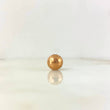 Bead Plain 8mm Rose Gold 18K