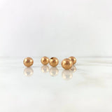 Bola Lisa 8mm Oro Rosa