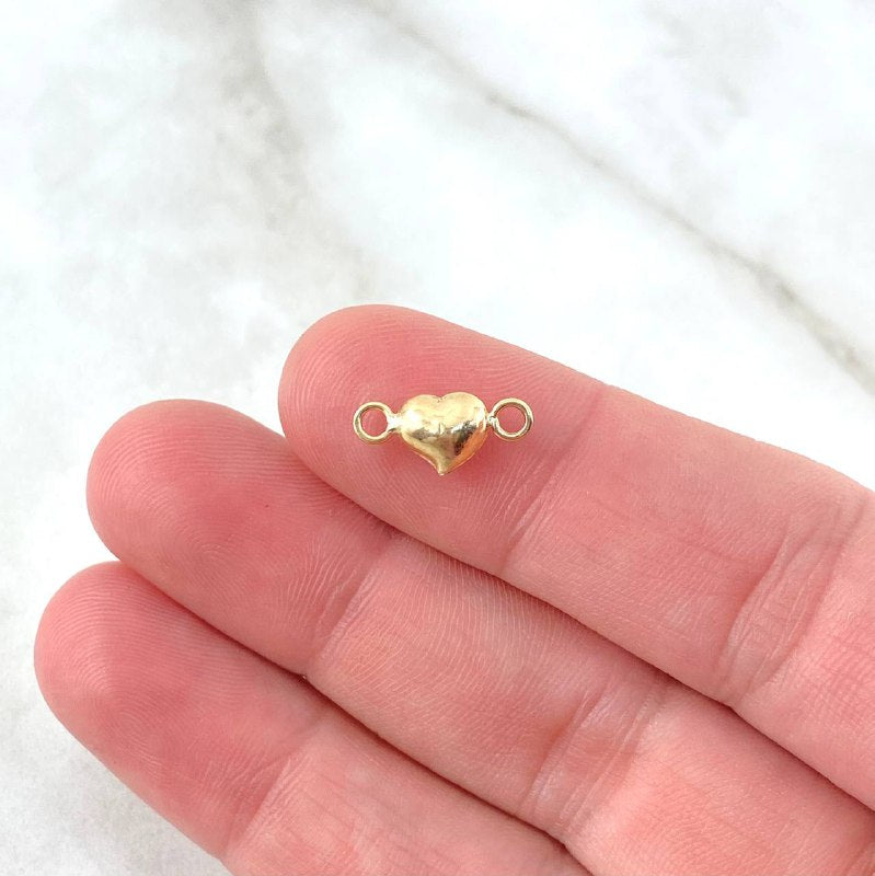 Charm Heart 0.3gr / 1.2 in / Stamped Yellow Gold ©