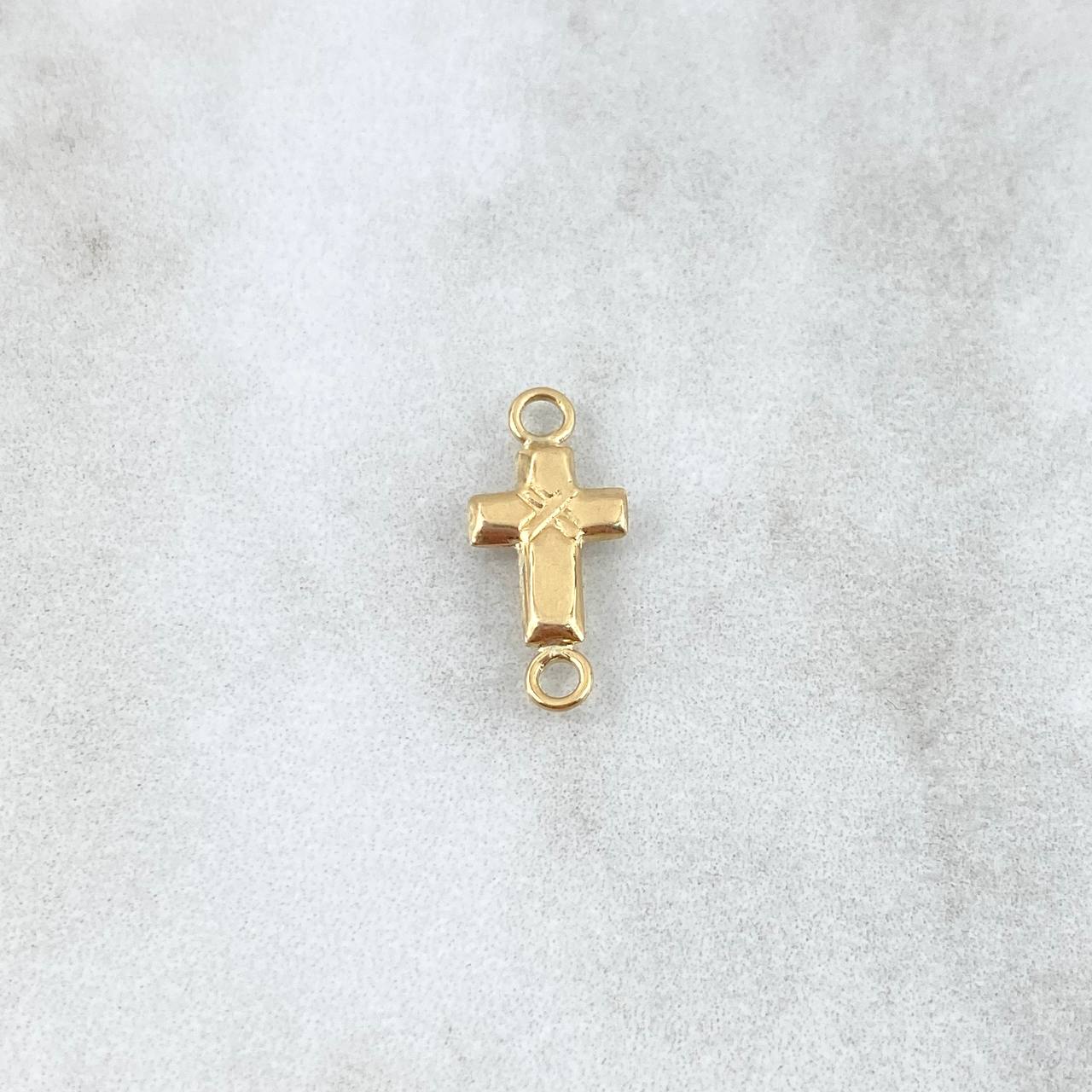 Charm Cross 0.35gr / 1.6cm / Yellow Gold Tape ©