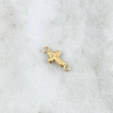 Charm Cross 0.35gr / 1.6cm / Yellow Gold Tape ©